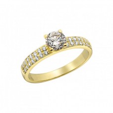 Δαχτυλίδι Χρυσό 14K (RI404 - RY128)